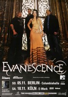 Evanescence - The Open Door, Berlin & KöLn 2006 | Konzertplakat | Poster