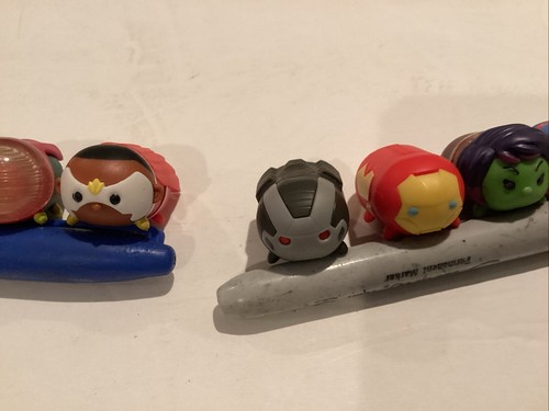 Disney Tsum Tsum Marvel Figures SpiderMan she Hulk Falcon Iron Man Lot 9 medium - Picture 14 of 15