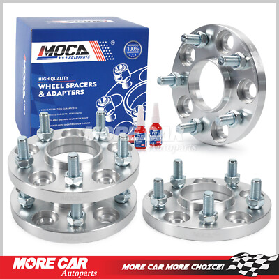 4PC 15mm Hubcentric Wheel Spacer 5x114.3 for Nissan Infiniti 66.1mm M12x1.25