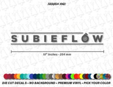 Subieflow - 10 Inch Car Decal Sticker For Wrx Sti Impreza Crosstrek Forester Ej Subieflow - 10 Inch Car Decal Sticker For Wrx Sti Impreza Crosstrek Forester Ej