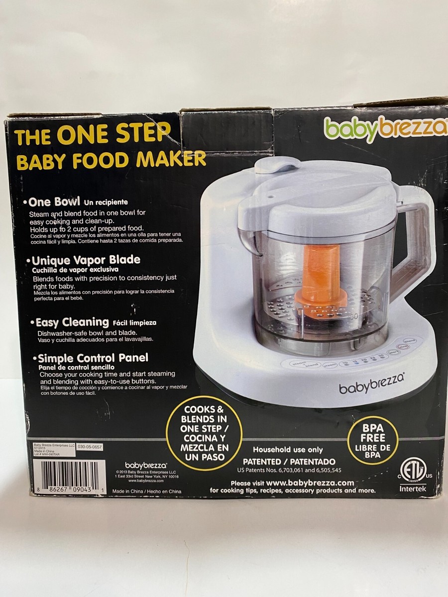 Baby Brezza One Step Baby Food Maker White/Grey for sale
