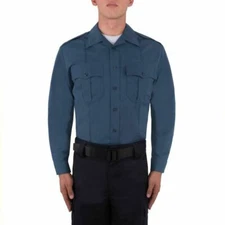 Blauer 8703-7A NJ Cotton Long Sleeve Shirt Police Officer Uniform Duty Clothing 