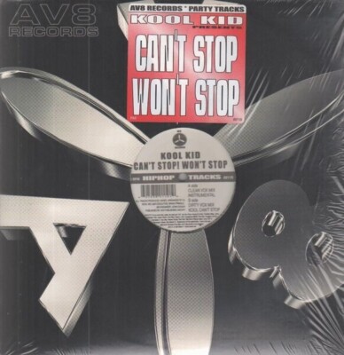 DJ Kool Kid Cant Stop! Wont Stop STILL SEALED Vinyl Single 12inch NEW OVP
