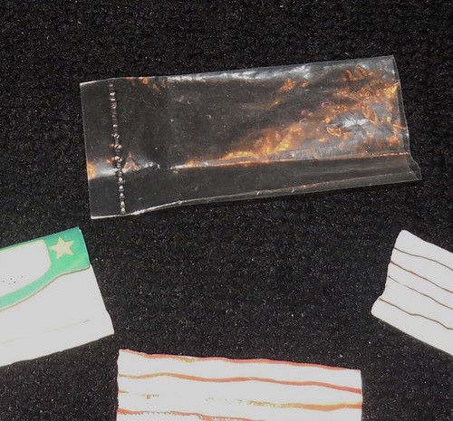 KITCHEN LITTLES BARBIE TYCO MATTEL MINIATURE FOOD BREAKFAST BACON STRIPS LOT - Picture 3 of 10