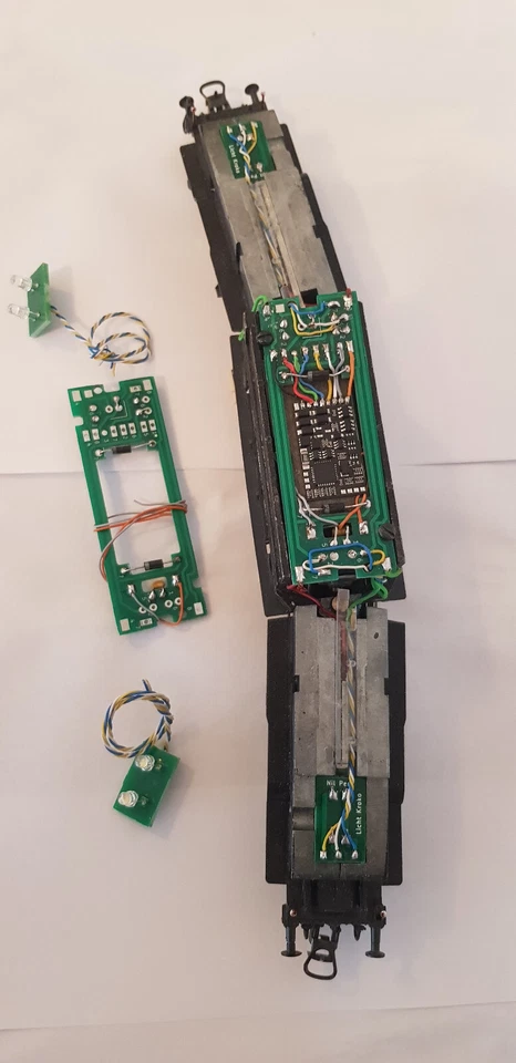 Digitales Steuerplatinen-Set für Roco-Kroko-Lok 1189, LEDs, top-super-einfach