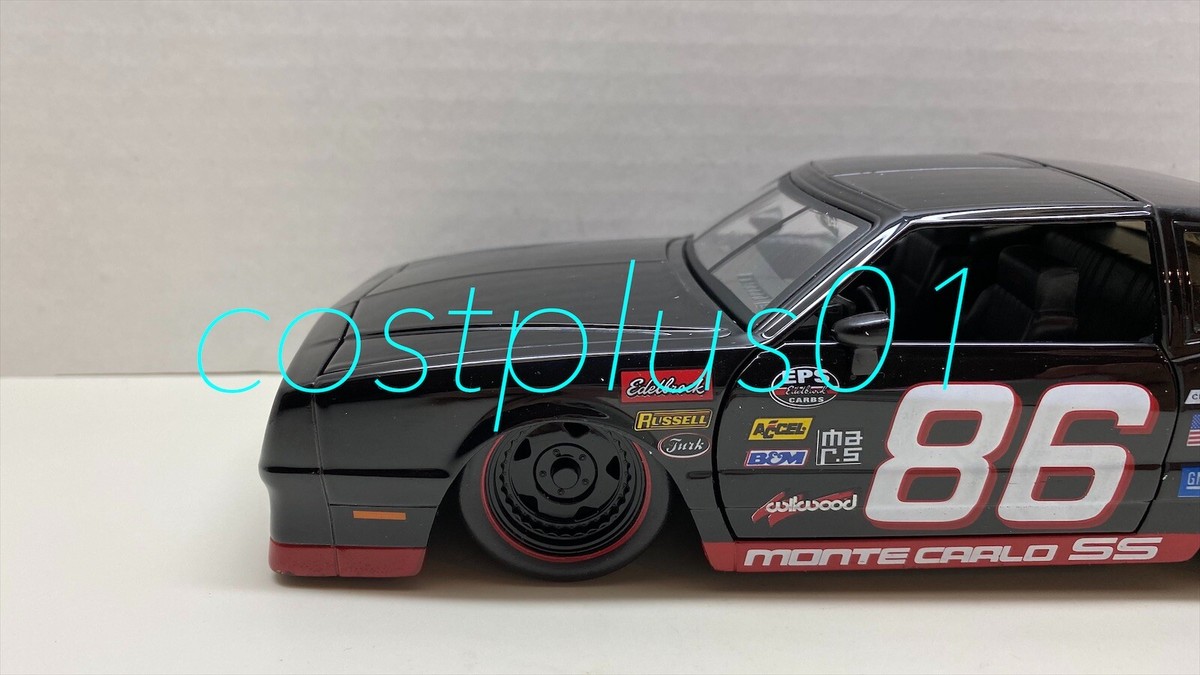 JADA BTM 1986 CHEVY MONTE CARLO 1:24 BLACK 86 DETAILS | eBay
