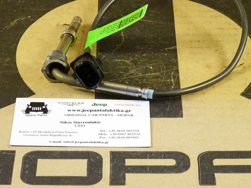 Exhaust Temperature Sensor Jeep Grand Cherokee WK 11-20 68383247AA New OEM Mopar - Picture 5 of 6