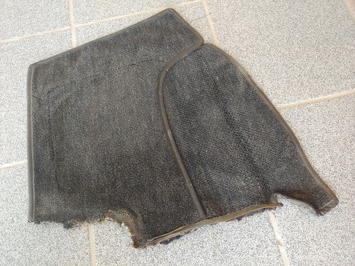 NICE ORIGINAL PORSCHE 911 912 PASSENGERS SIDE MAP POCKET GREY LOOP CARPET NLA 11 - Picture 2 of 4