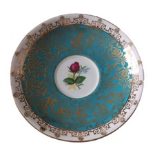 Royal Windsor Vintage Bone China Sea Blue Ersatz Untertasse sehr guter Zustand