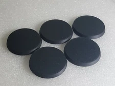 Lot Of 5- 40mm Round Bases For Warhammer 40k & AoS Bitz Heavy Gear
