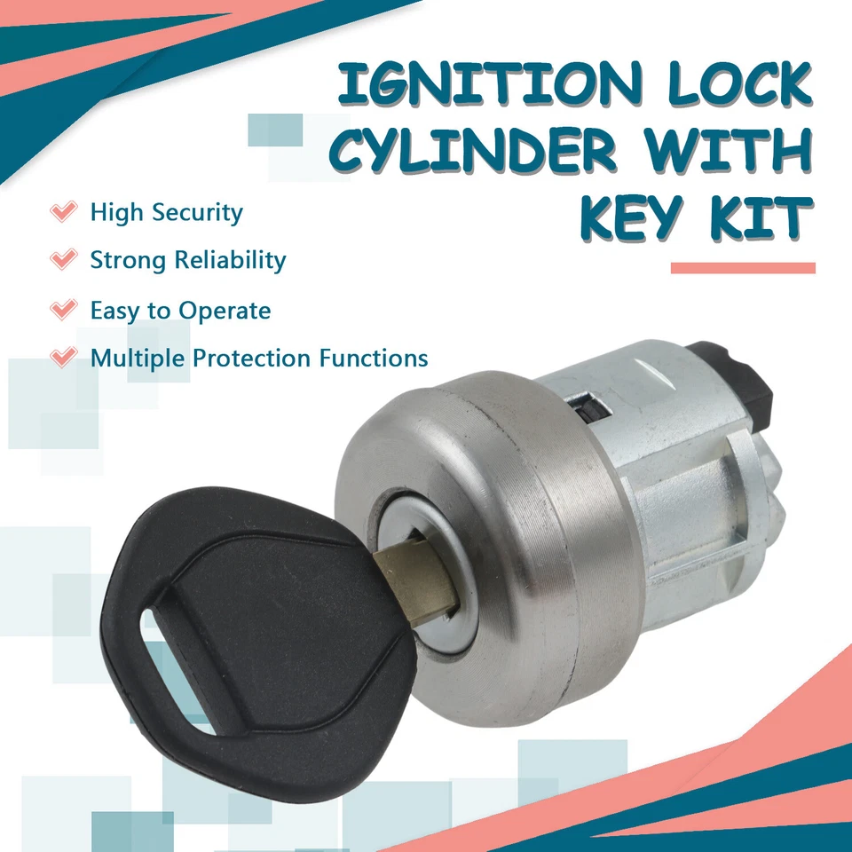 Interruptor de cilindro de bloqueo de arranque del motor y llaves para BMW 325xi 2001 2002 2003 2004 2005 Foto 3 de 4