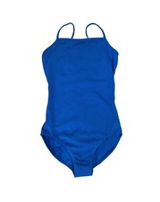 Bloch Women  s Ballet Dance Leotard Bodysuit Microlux Royal Blue M/L NWT