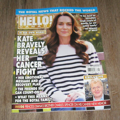 Hello Canada 2024 magazine Kate Middleton ELSA PATAKY Monique Hollinger