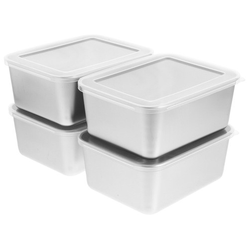 4pcs Sealing Boxes for Freezer Storage and Freshness