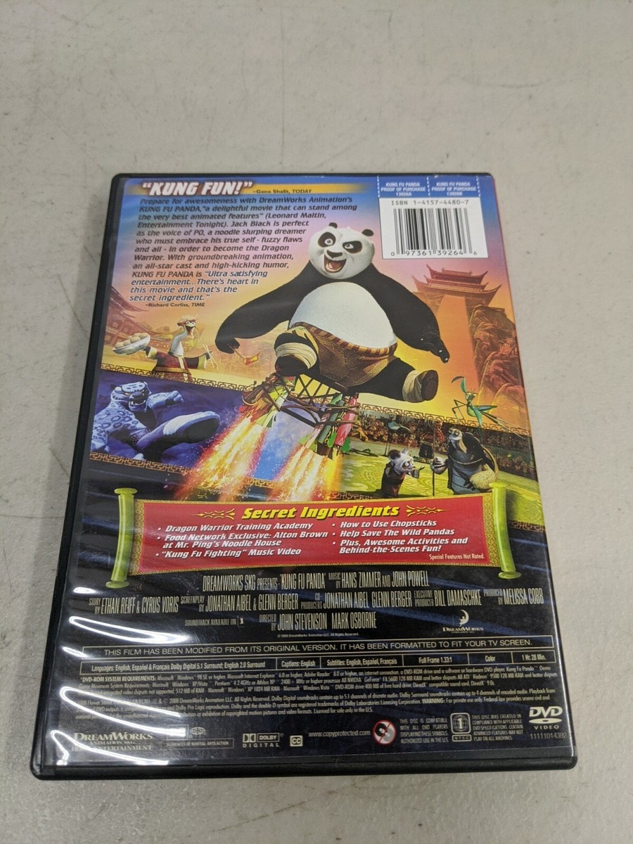 Kung Fu Panda (Full Screen Edition) - DVD - o779 97361392646