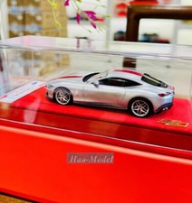 BBR 1:43 Ferrari ROMA 30th Car Model Resin Diecast Toy Gift Ornaments Silver