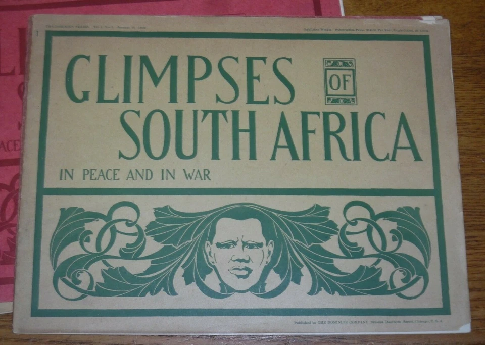 Antique Dominion Series Vol 1 Nos. 1-6 Glimpses Of South Africa In Peace & War - Image 2 of 4