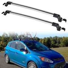 Car Top Roof Rack Cross Bar Luggage Cargo Carrier Lock For Ford C-Max 2013-2017