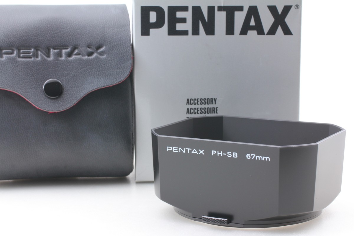 フィルムカメラ PENTAX PH-sb 67mm Unused in Box] Pentax PH-SB Lens Hood 67mm for 67 6x7 105mm