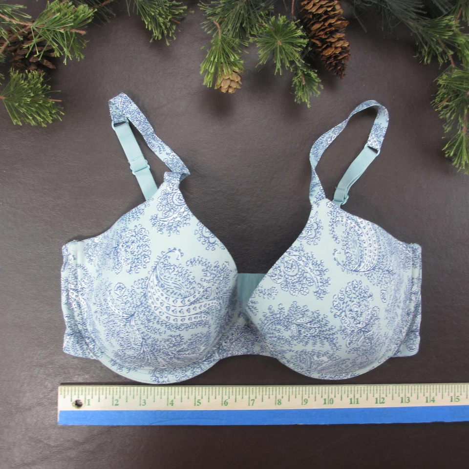 Gilligan & O'Malley Bra 38D Green Padded Underwire Adjustable Clasp Back - Image 2 of 4