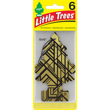 Little Trees 60210 Gold Scented Hanging Air Freshener for Car  Home 6 Pack 