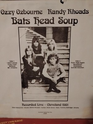 Ozzy Osbourne/Randy Rhoades Bats Head Soup Live