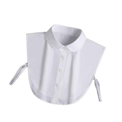 Weiß Falscher Kragen Trendy Praktisches Accessoire Dekoration für Uniformen Pullover