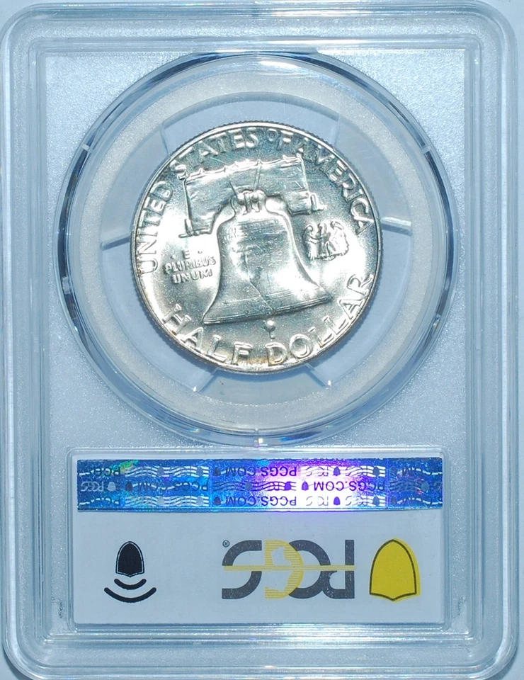 1953 P PCGS MS65FBL Full Bell Lines Franklin Half Dollar - Image 2 of 2