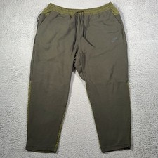 Nike Tech Fleece Winter Pants Men?s XXL Green Sweatpants Joggers DD7012-326