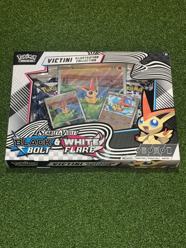 Pokemon TCG Black Bolt & White Flare Victini Illustration Collection - Neu Sealed