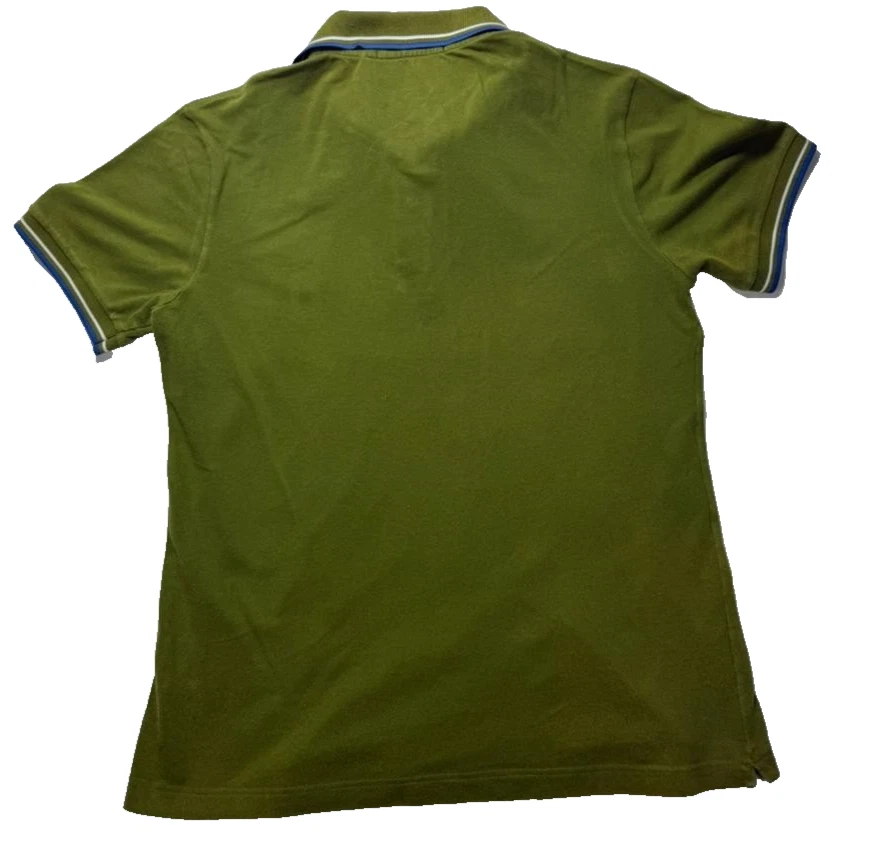 Fred Perry VERDE Polos Camiseta Raro Vintage | TALLA: 40 - Imagen 3 de 4