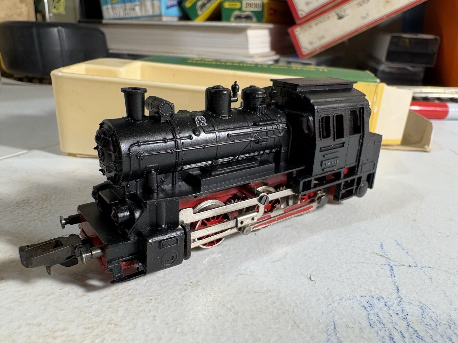 Rokal TT 01011 BR89 005 Steam Tank Locomotive w/Box – West Germany 12mm Spur TT