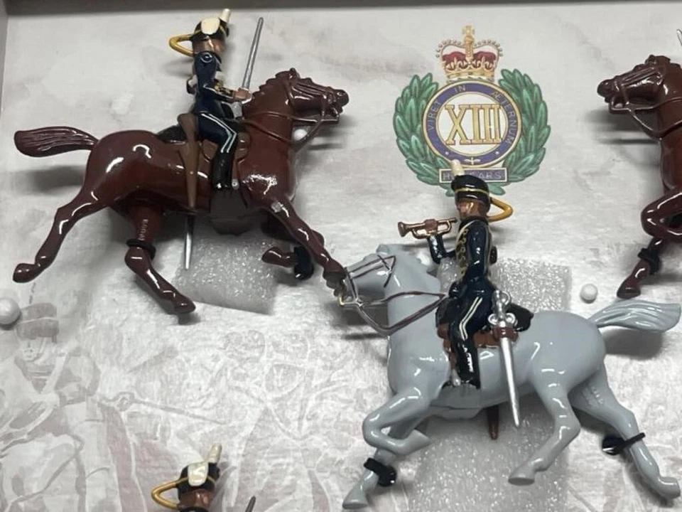 Colección Centenario W. Britain - Juego Fusileros y Húsares Reales 8813 Foto 3 de 4