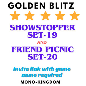 Carte Impermeabili Pronti Per Gioco (Mono Adesivi Poli Go) Golden Blitz, Confezione Da 1, UK