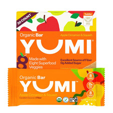 Organic Toddler Snacks Bars - Gluten-Free, No Added Sugar, 7 Vegetables, Soft-B