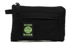 Dime Bags 8 inch BLACK Padded Pouch, Hemp Wallet with Zipper Closure  — photo 1