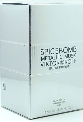 VIKTOR & ROLF SPICEBOMB METALLIC MUSK EAU DE PARFUM SPRAY FOR MEN 3.04 Oz / 90ml