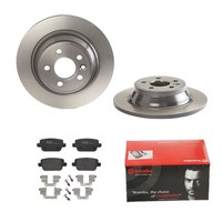 Brembo Bremsscheiben Ø302MM + BremsbelÄGe Hinten FÜR Volvo V70 Iii S80 Ii XC70