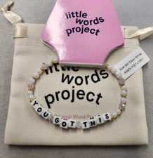 Little Words Project You Got This Beaded Bracelet 6.25"