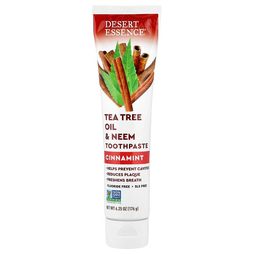 Tea Tree Oil & Neem Toothpaste, Cinnamint, 6.25 oz (176 g)