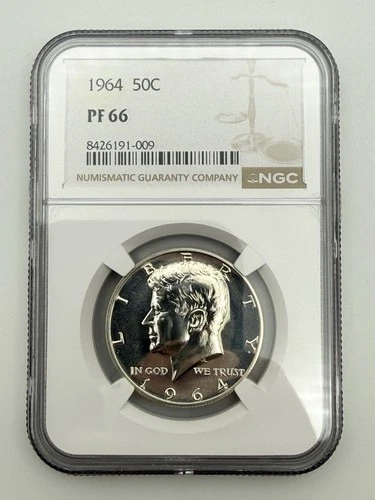 1964 Kennedy Half Dollar Proof NGC PF66 50C Silver Coin