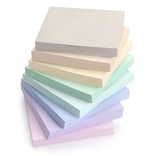 Sticky Notes 3x3 inch, 8 8 Pads in Pastel Colors