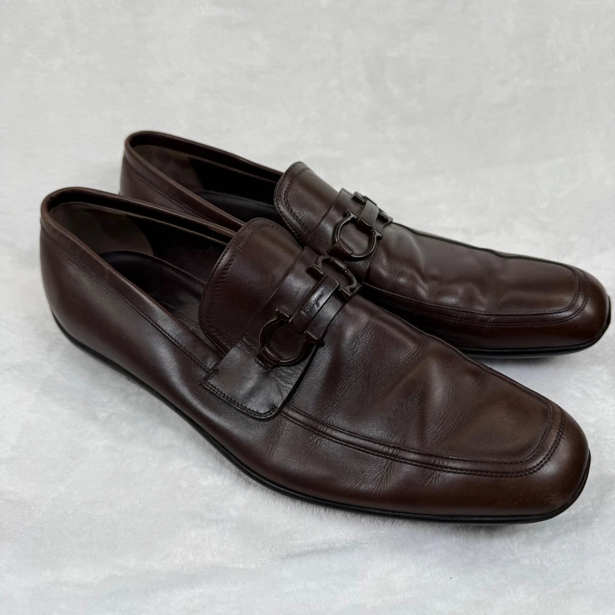 Salvatore Ferragamo Loafer Brown Casual Shoes for Men | eBay display picture 1