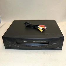 Vintage Zenith VRB410 4 Head Hi-Fi VCR VHS Player w/ AV Cabl - No Remote TESTED