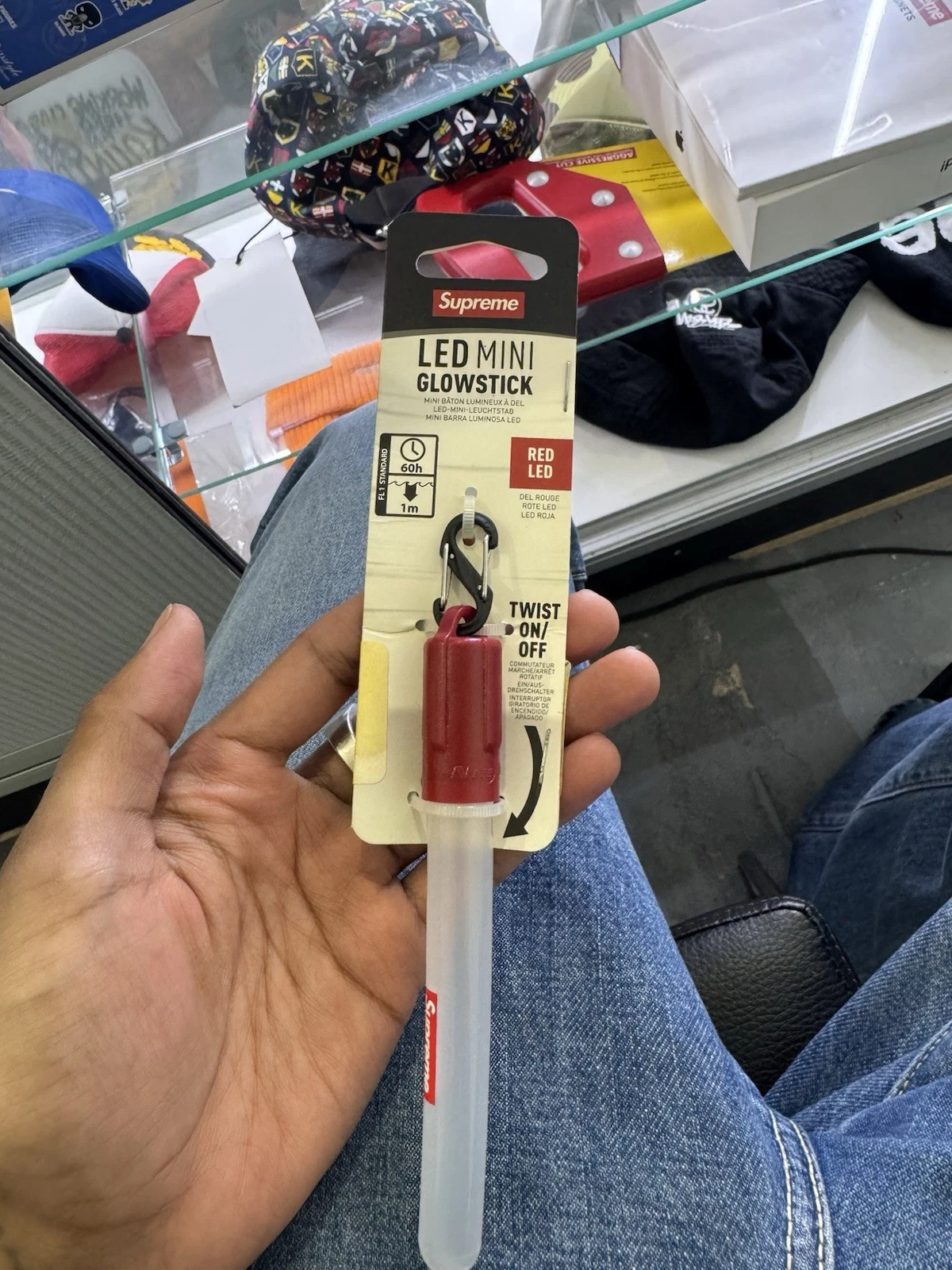 Mini bâton lumineux LED Supreme neuf jamais allumé