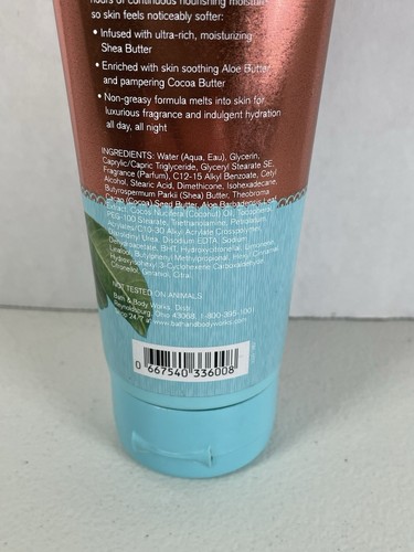 NEW BATH & BODY WORKS PRETTY AS A PEACH ULTRA SHEA CREAM HAND LOTION 8OZ LARGE - Picture 6 of 6
