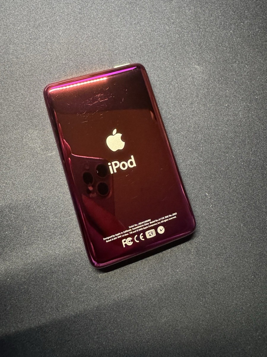 iPod Classic 6th Gen Modded - Atomic Purple - 128GB iFlash SD Card