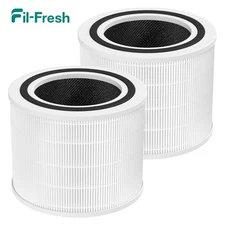 2 Pack Replacement Filter for LEVOIT Core 200S Air Purifier with H13 True HEPA &