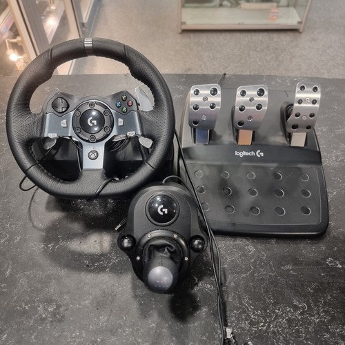 Logitech G920 Rueda + Pedales + Palanca de cambios Xbox y PC