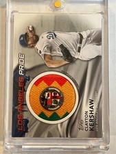 2022 Topps Series 1 City Flag Patch Commemorative Relics Clayton Kershaw CFP-CK